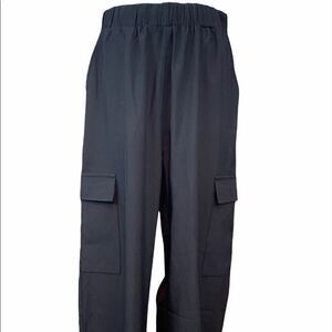 Grace Karin black dressy jogger style pants
